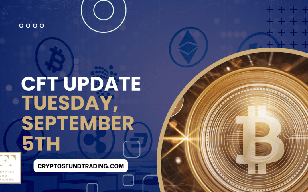 Weekly Report CFT – Tuesday 5, September 2023 – Bitcoin | Stocks | $ Dollar New Update