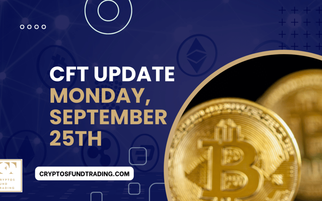 Weekly Report CFT – Monday 25, September 2023 – Bitcoin | Stocks | $ Dollar New Update